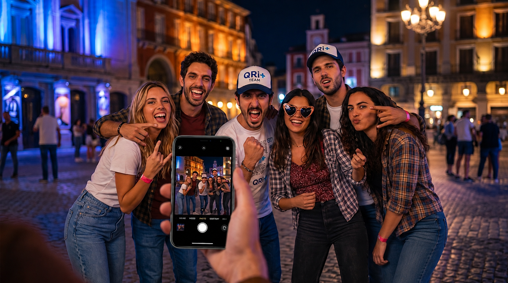 Ejemplo de pantalla de reto para despedida